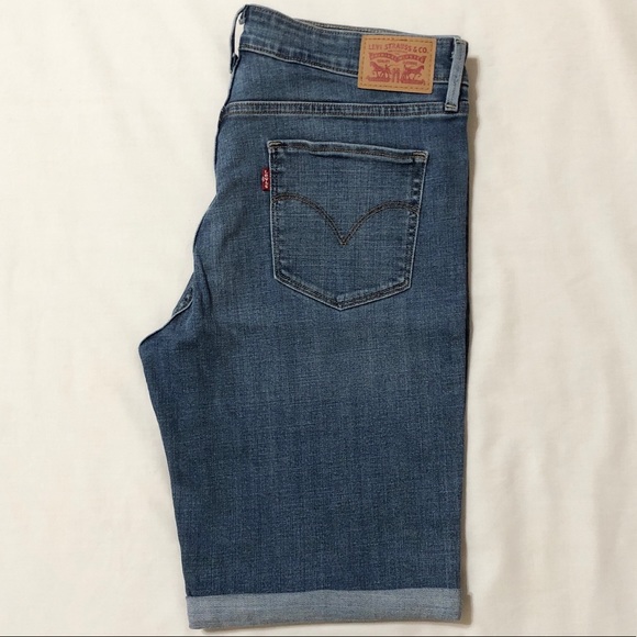 Levi’s Women’s Stretch Bermuda Jean Shorts - 30 - Picture 7 of 14